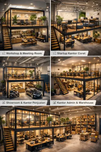 Mezzanine Ruang Kantor di Jatirasa